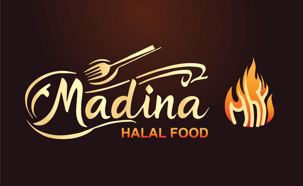 Madina Halal Food Logo